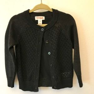 Girls Black Cardigan